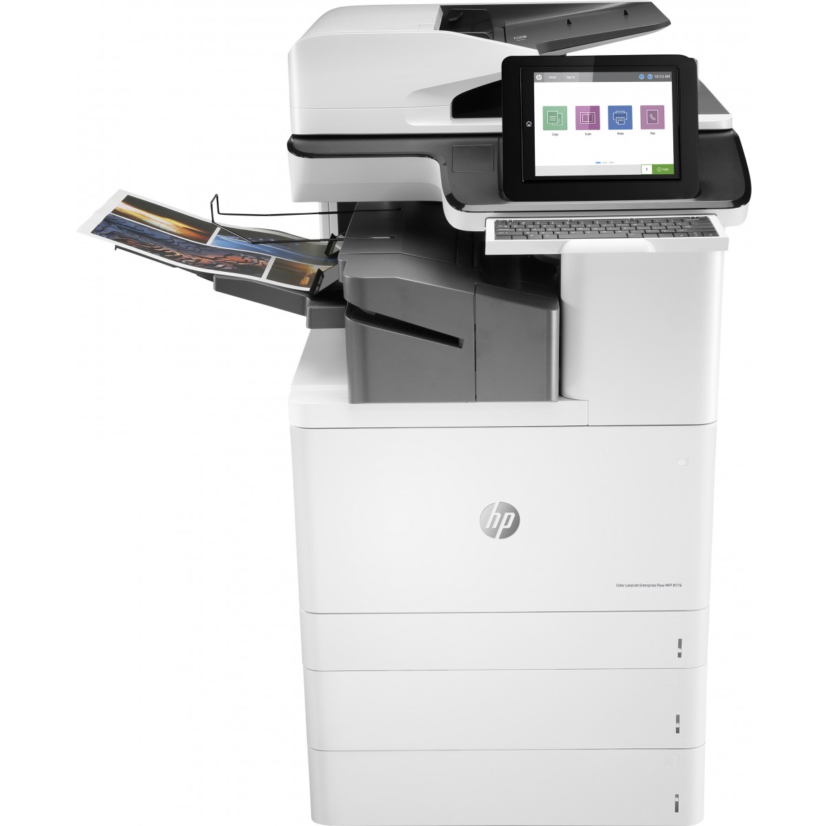 HP Color LaserJet Enterprise Flow M776zs - Laser - Colour printing - 1200 x 1200 DPI - A3 - Direct printing - Black - White