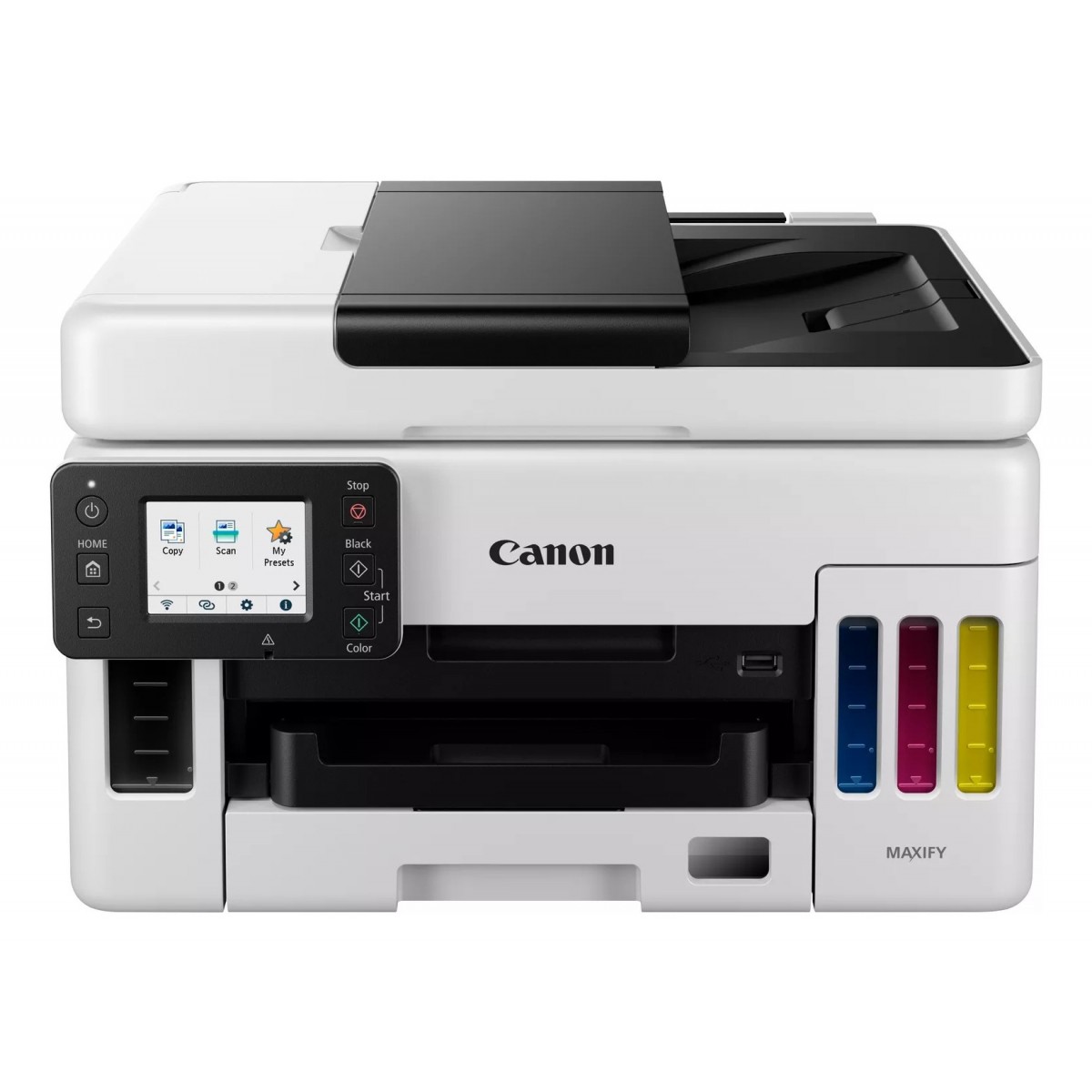 Canon MAXIFY GX6050 - Inkjet - Colour printing - 600 x 1200 DPI - A4 - Direct printing - Black - Yellow