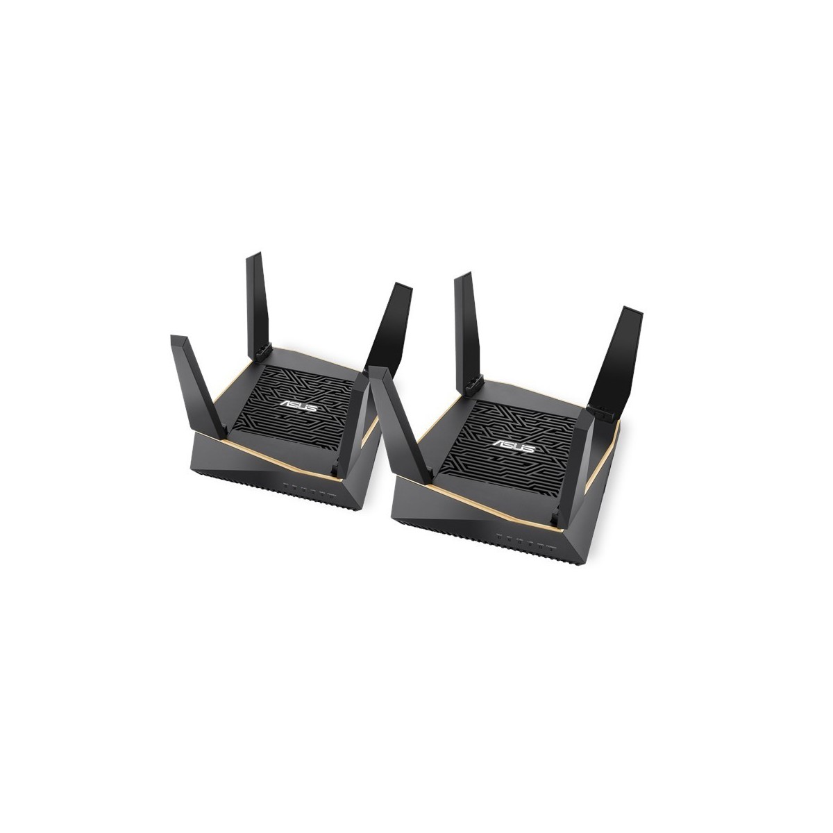 ASUS AiMesh AX6100 - Wi-Fi 6 (802.11ax) - Tri-band (2.4 GHz / 5 GHz / 5 GHz) - Ethernet LAN - Black - Tabletop router