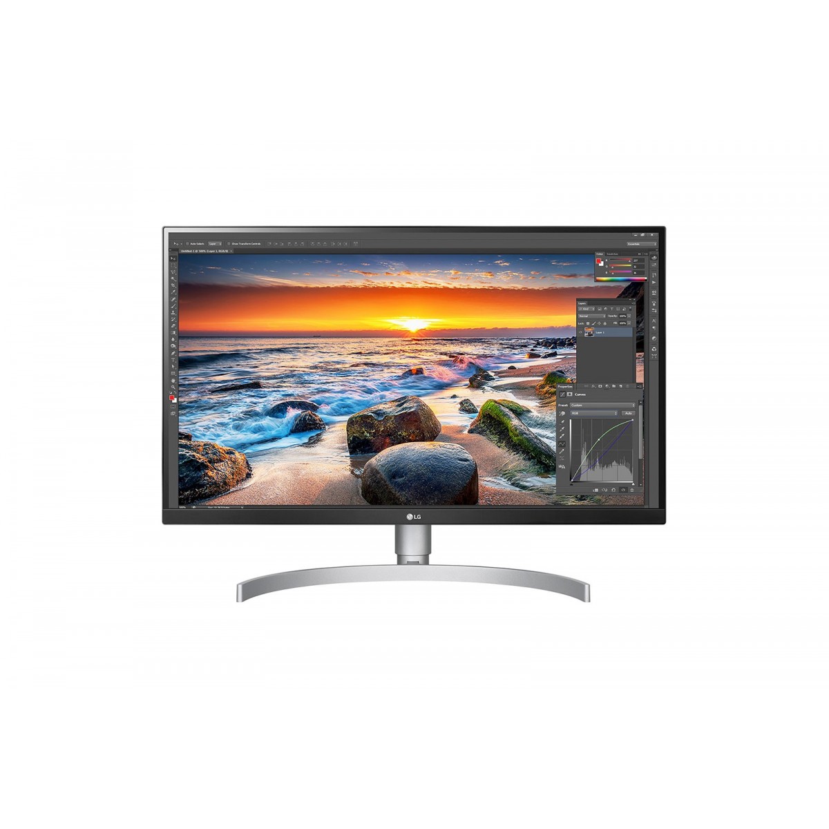 LG 27UL850-W - 68.6 cm (27) - 3840 x 2160 pixels - 4K Ultra HD - LED - 5 ms - Silver