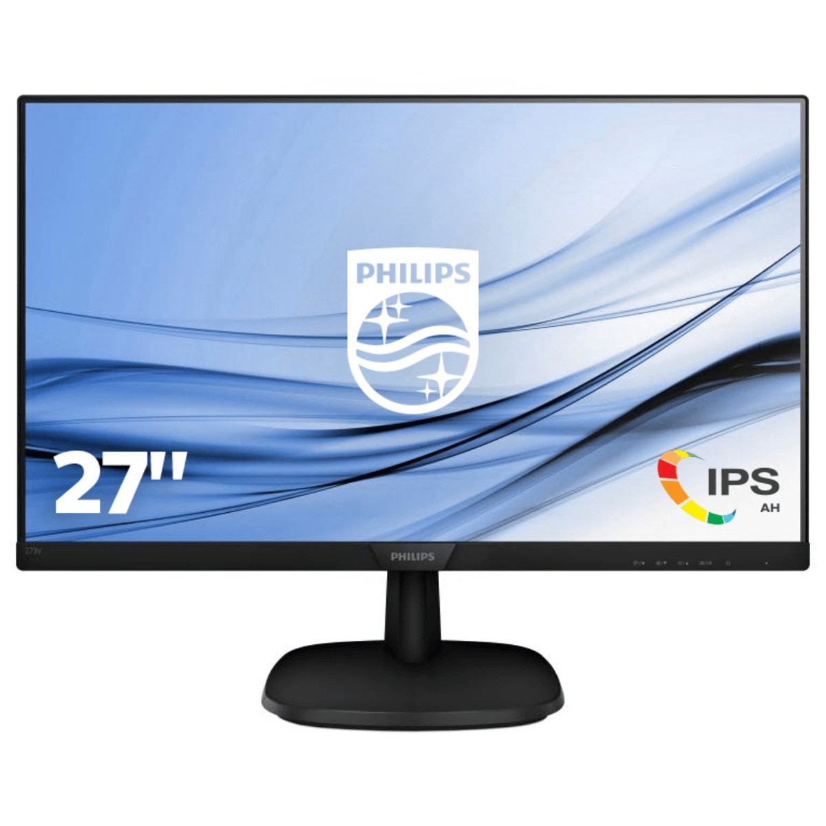 Philips V Line Full HD LCD monitor 273V7QDSB/00 - 68.6 cm (27) - 1920 x 1080 pixels - Full HD - LED - 4 ms - Black