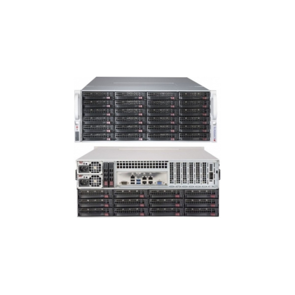 Supermicro Server Geh 4U/1x1200W/36x3.5 847BE2C-R1K23LPB - Case - 3.5