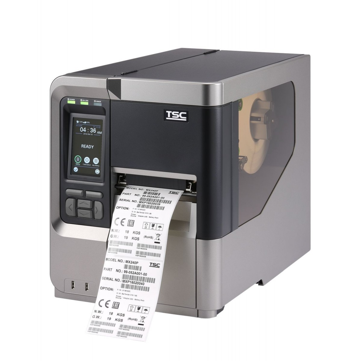 TSC MX341P - Etikettendrucker thermotransfer 300dpi USB+ RS232+ - Label Printer - Label Printer