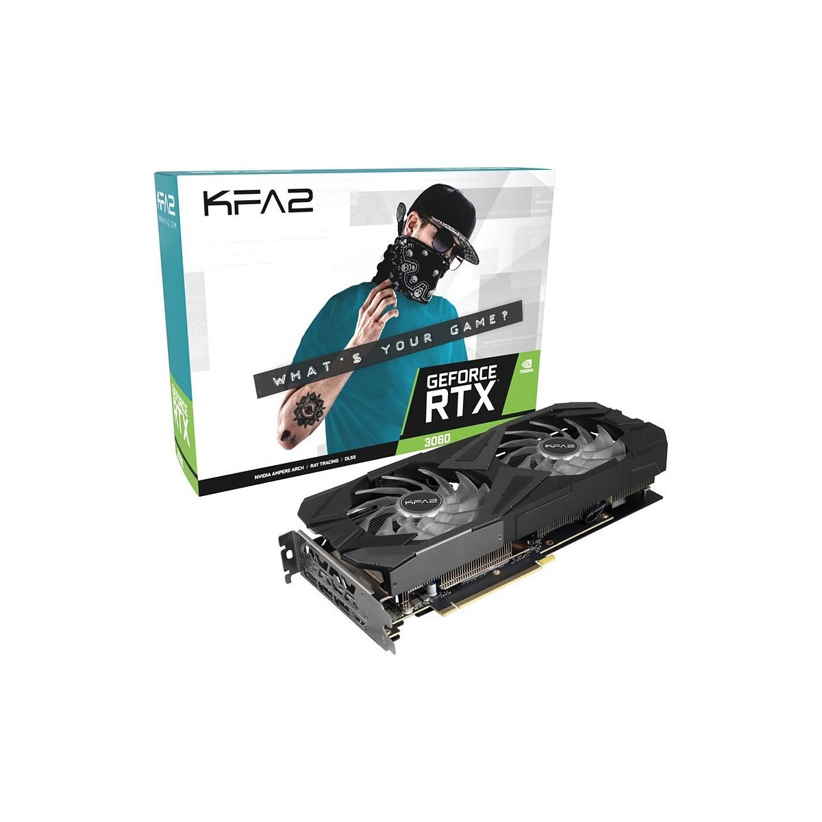 KFA2 GeForce RTX 3060 NVIDIA 12 GB GDDR6 - 12,288 MB - GDDR6