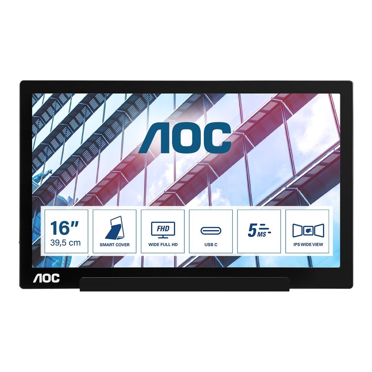 AOC I1601FWUX 15.6 inch monitor
