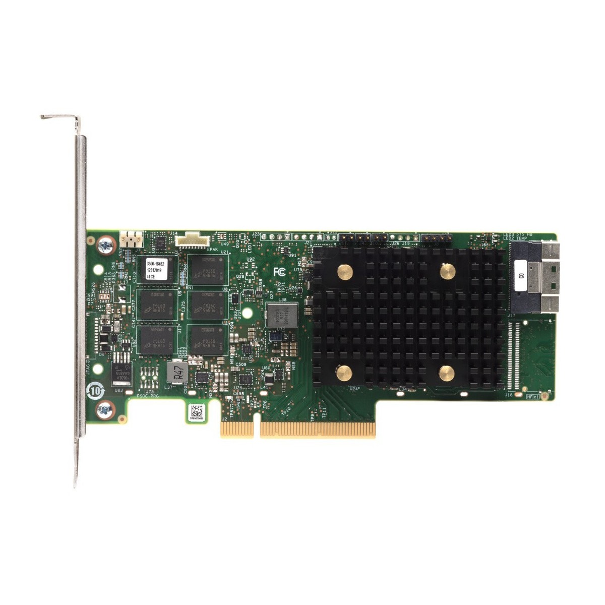 Lenovo 4Y37A09728 - SAS - Serial ATA - PCI Express x8 - 0,1,5,6,10,50,60,JBOD - 12 Gbit/s - Broadcom SAS3908