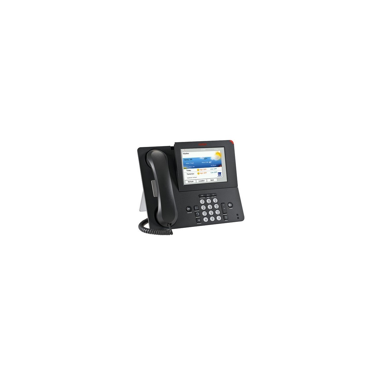 Avaya 9670G IP Deskphone - IP Phone - Charcoal - Wired handset - 2 lines - Digital - LCD