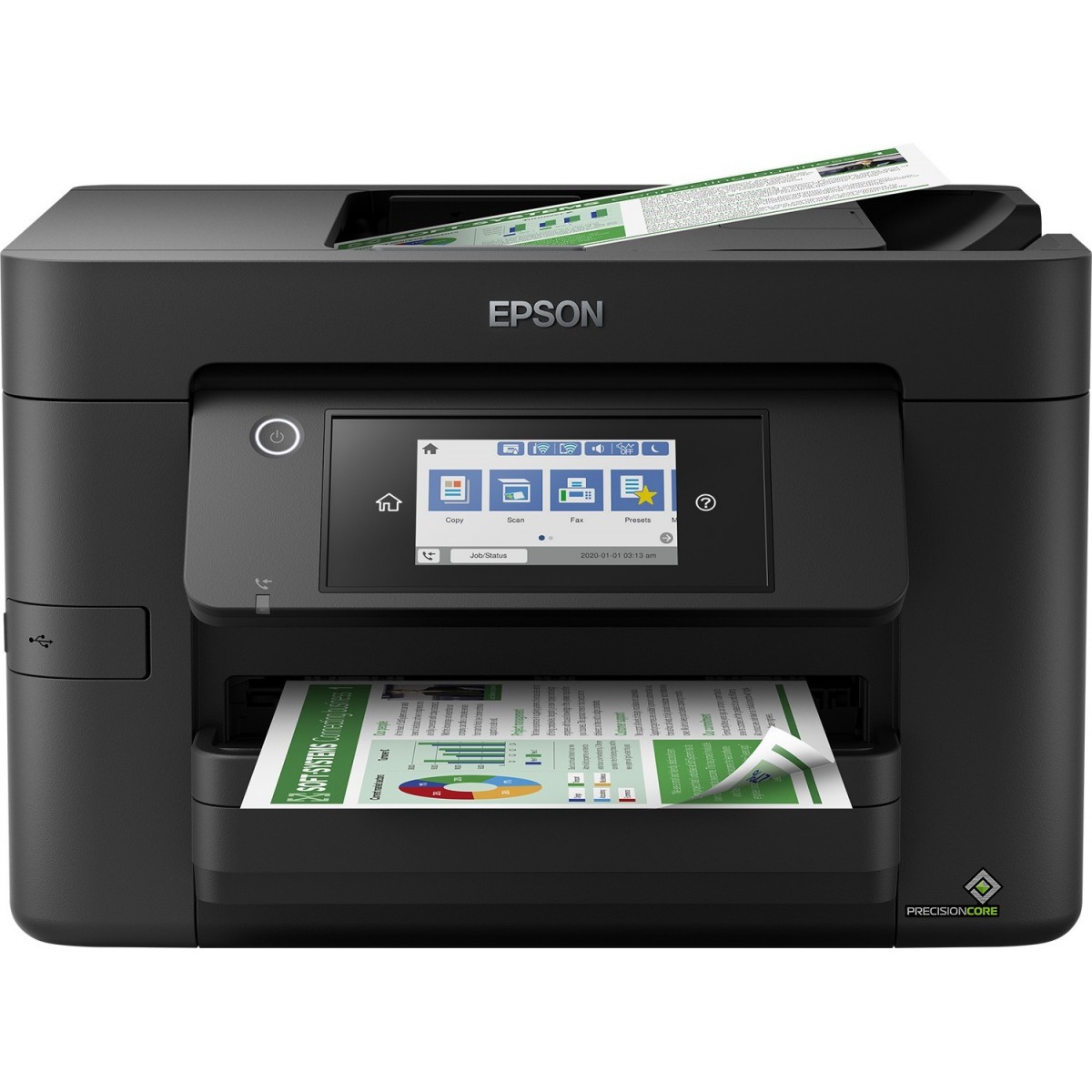 Epson WorkForce Pro WF-4825DWF - Inkjet - Colour printing - 4800 x 2400 DPI - Colour scanning - A4 - Black