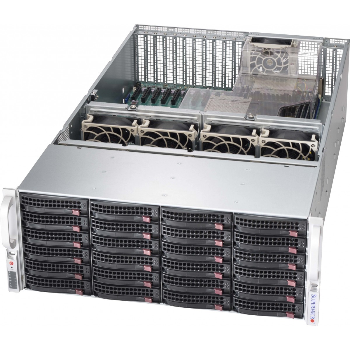 Supermicro CSE-846XE2C-R1K23B - Rack - Server - Black - ATX,EATX - 4U - Fan fail,HDD,LAN,Power,Power fail,System