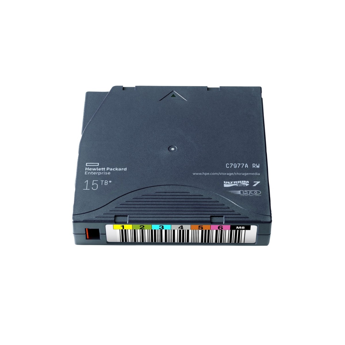HPE Bar Code Label Pack - Black - 30000 GB - HPE LTO-7 Ultrium Type M RW - 113 x 111 x 21 mm - 280 g - 960 m