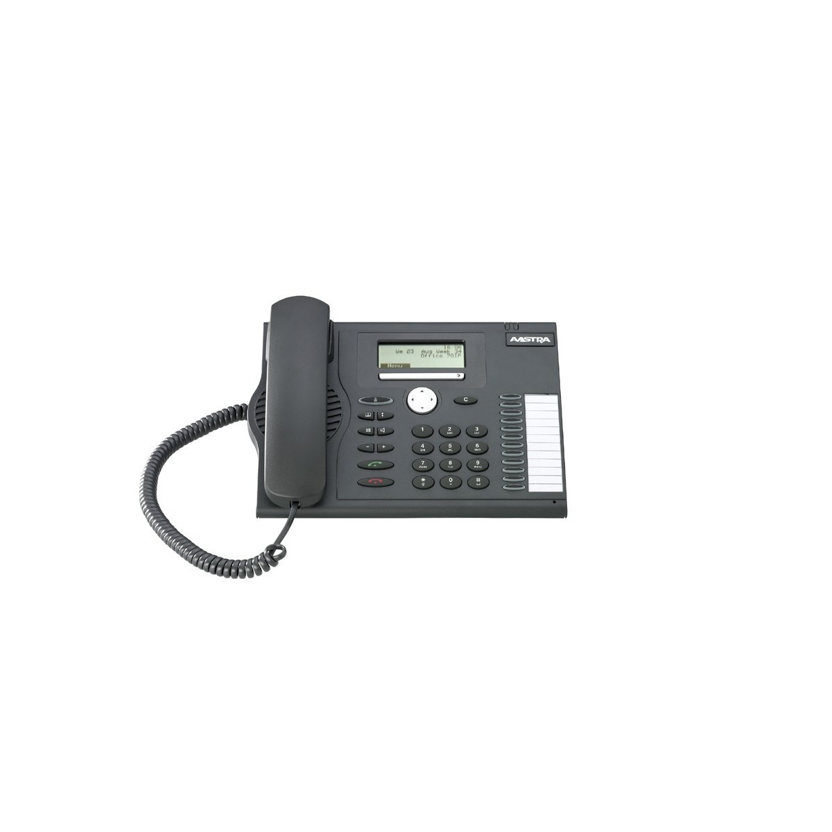 Mitel 5370 - DECT-Telefon - Freisprecheinrichtung - 350 Eintragungen - SMS (Kurznachrichtendienst) - Anthrazit