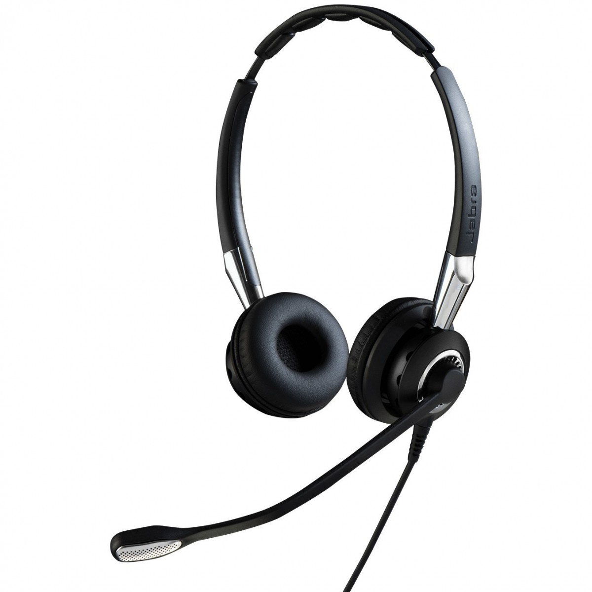 Jabra Biz 2400 II QD Duo NC - Headset - Head-band - Office/Call center - Black - Silver - Binaural - China
