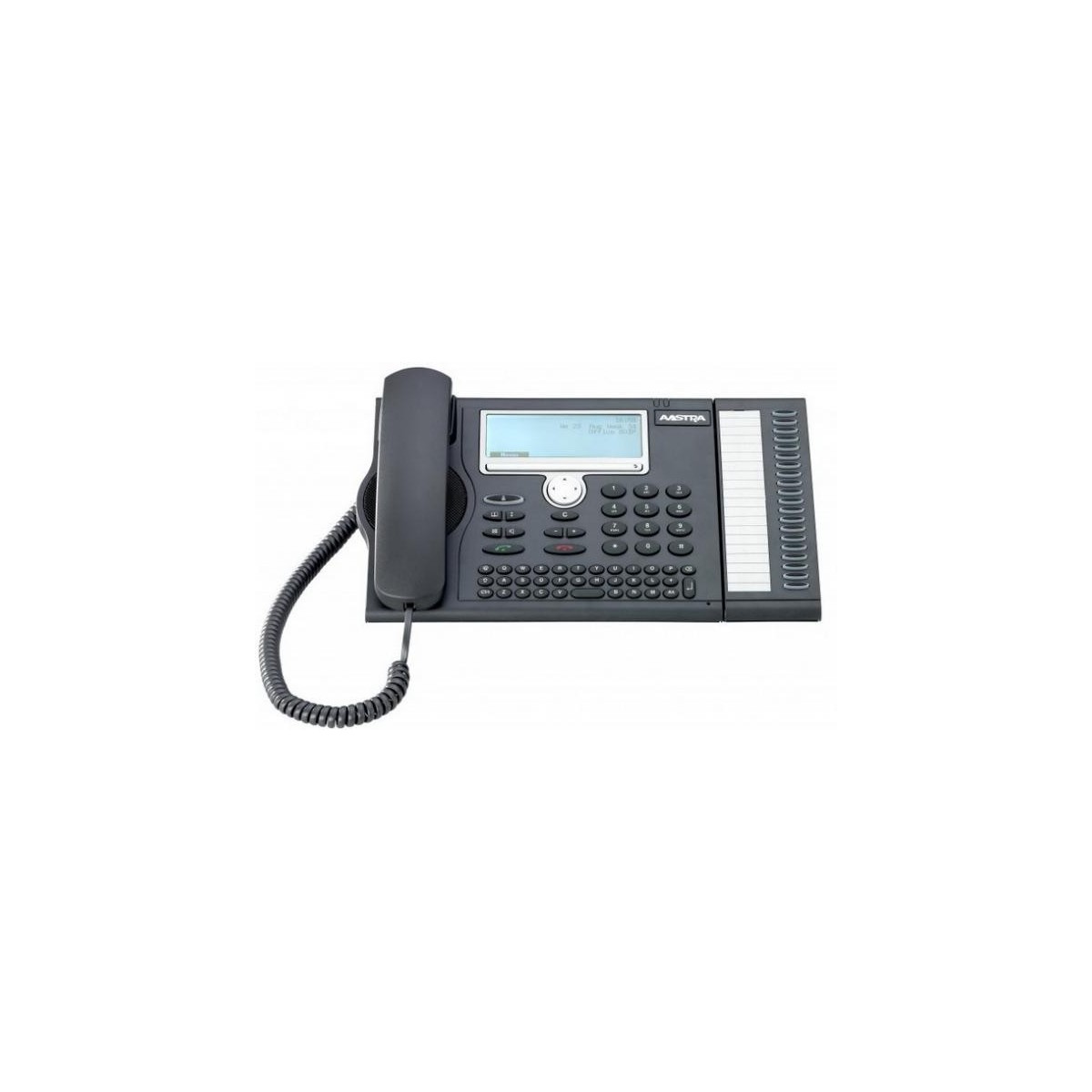 Mitel 5380 - DECT-Telefon - Freisprecheinrichtung - 350 Eintragungen - SMS (Kurznachrichtendienst) - Schwarz