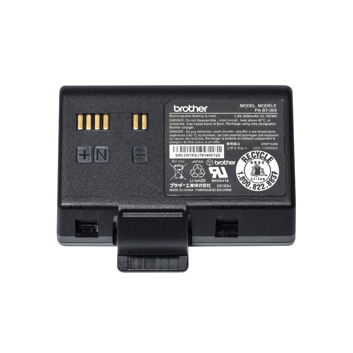 Brother PA-BT-009 - Battery - Black - 1 pc(s)