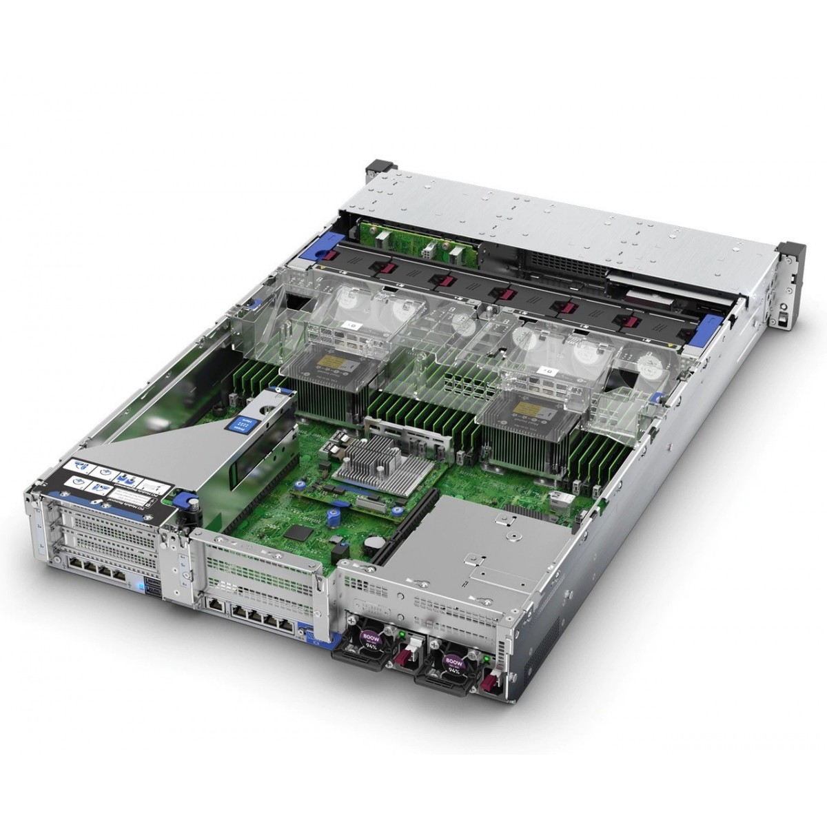 HPE ProLiant DL380 G10 2U Rack Server - 1 x Intel Xeon Silver 4208 2.10 GHz - 32 GB RAM - 12Gb/s SAS Controller - 2 Processor Su