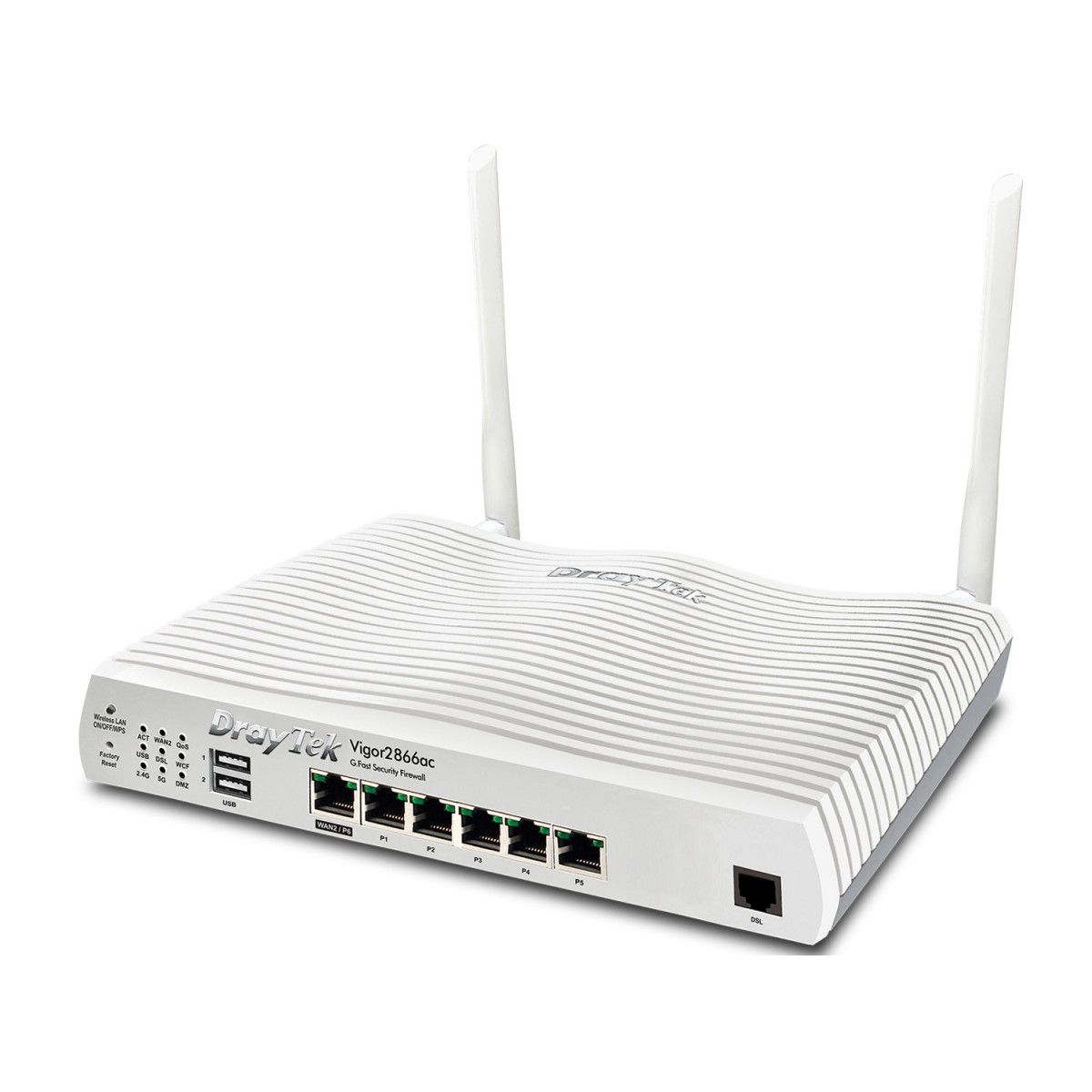 Draytek Vigor 2866ax WLAN-AC ModemR. ADSL2+/VDSL2/G.Fast retail - WLAN