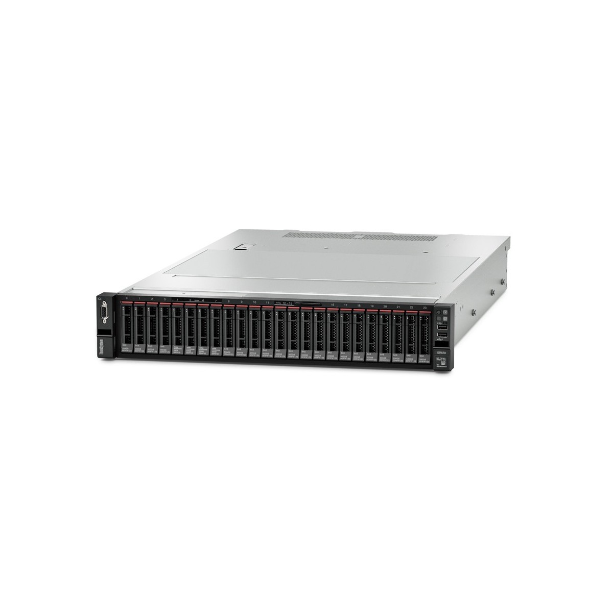 Lenovo ThinkSystem SR650 - 2.4 GHz - 4214R - 32 GB - DDR4-SDRAM - 750 W - Rack (2U)