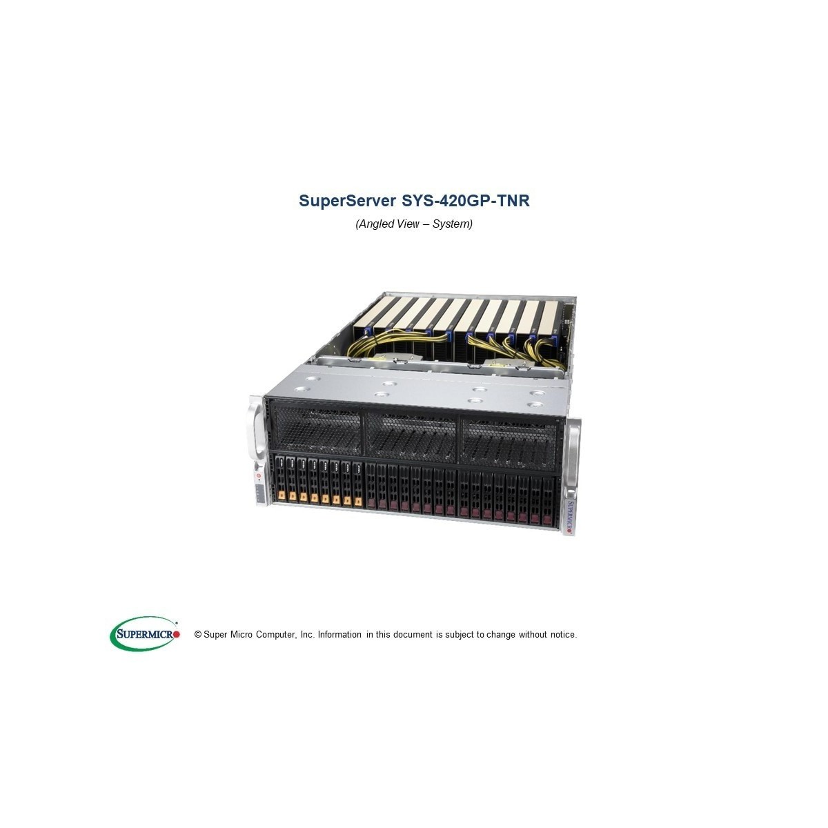 Supermicro SuperServer 420GP-TNR Complete System Only - Barebone - USB 3.0