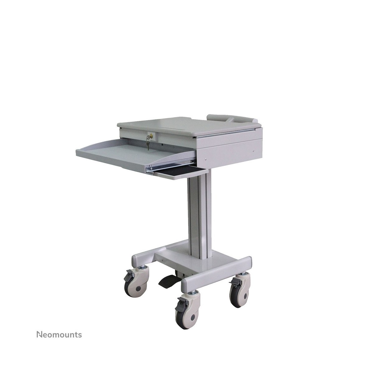 Neomounts by Newstar medical work station - Multimedia cart - Grey - Notebook - 5 kg - 25.4 cm (10") - 45.7 cm (18")