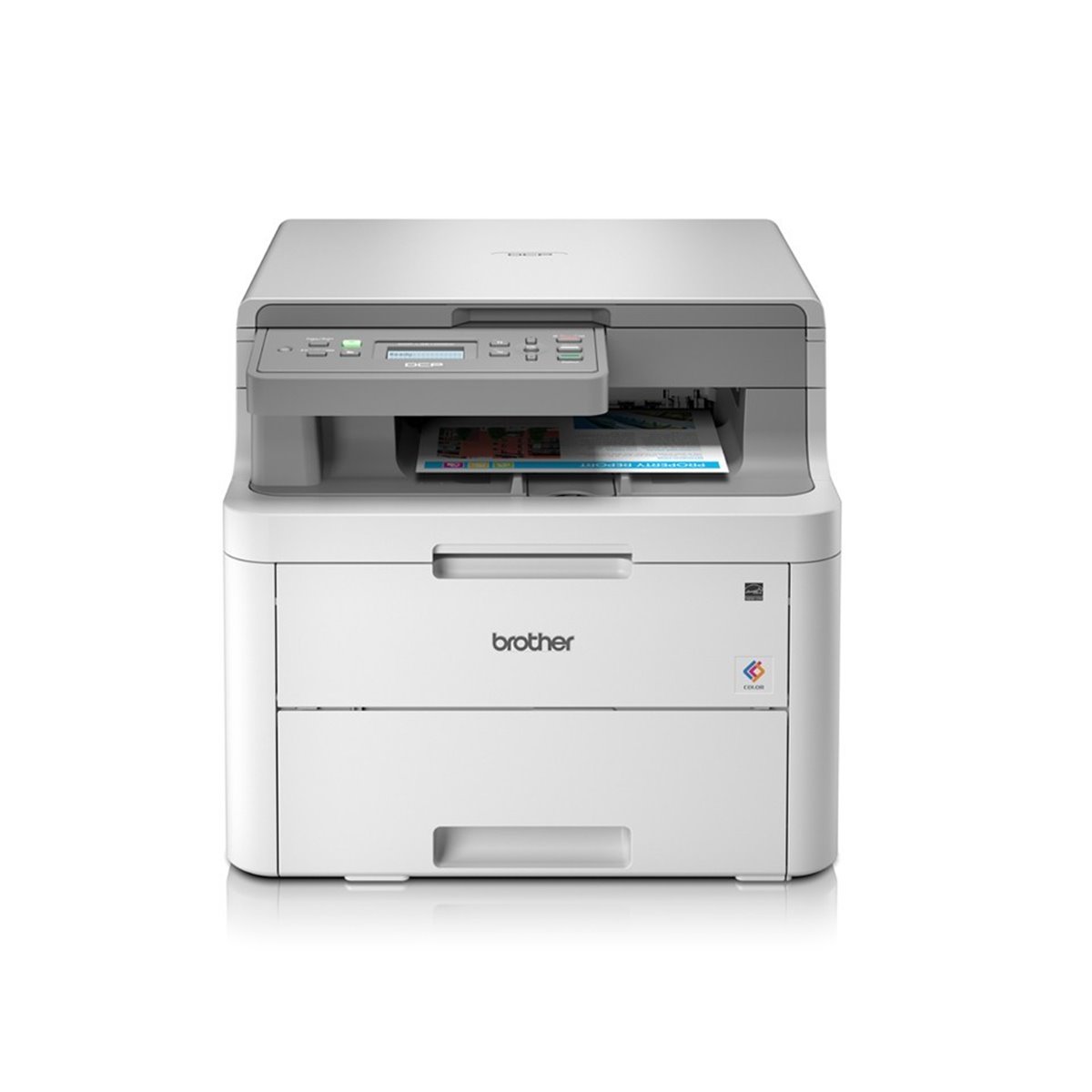 Brother DCP-L3510CDW - LED - Colour printing - 2400 x 600 DPI - Colour copying - A4 - Grey