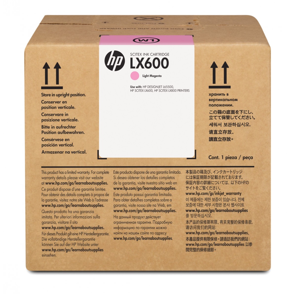 HP LX600 - Original - Pigment-based ink - Light magenta - HP - HP Scitex LX600 Printer - HP Scitex LX800 Printer - HP Designjet 
