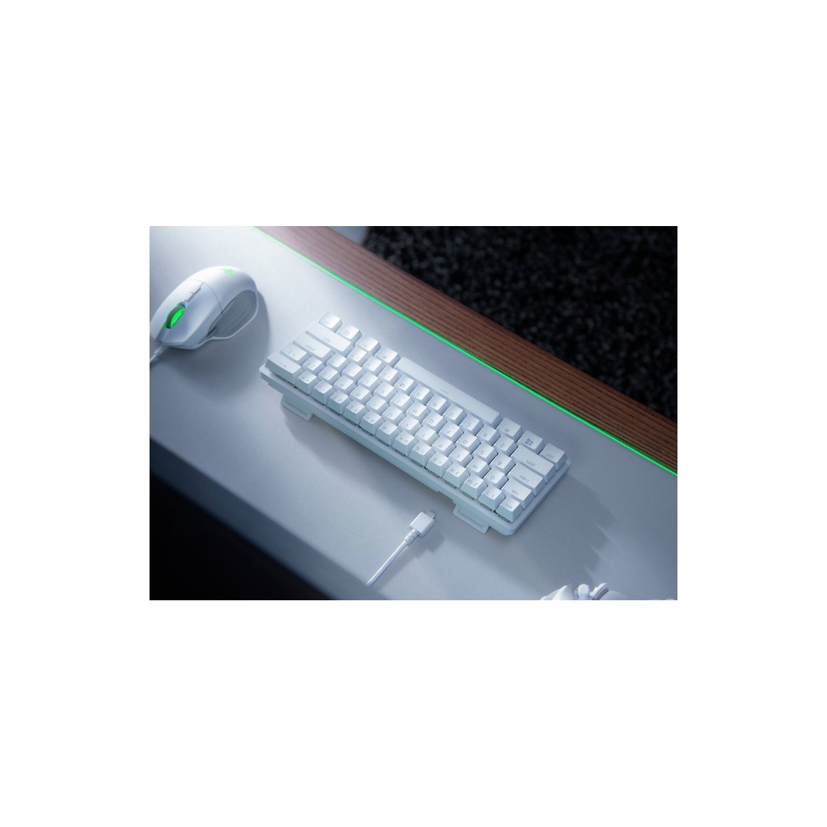 Razer Huntsman Mini - Mini - USB - QWERTY - White