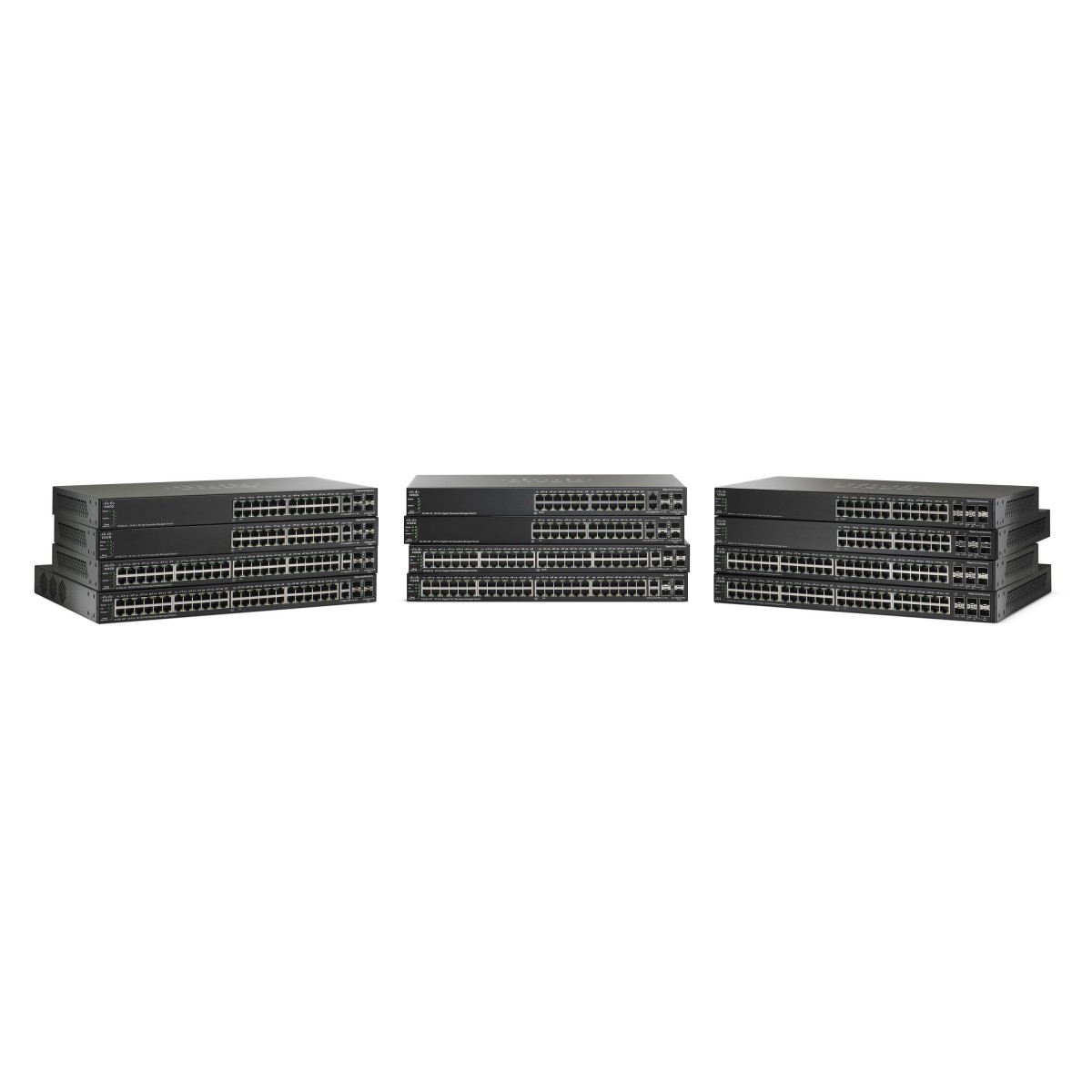 Cisco Small Business 500X Series Switch - 48-Ports + 4 SFP+ uplink ports - Gigabit - Power over Ethernet - Layer 3 - Managed - S