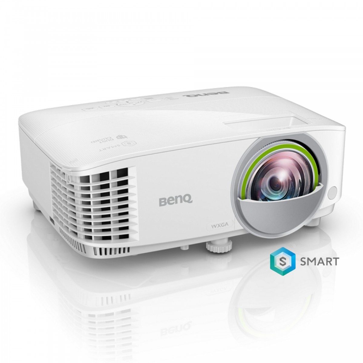 BenQ EW800ST - DLP projector - portable - 3D - 3300 lumens - WXGA (1280 x 800) - 16:10 - 720p - 802.11a/b/g/n/ac wireless/Blueto