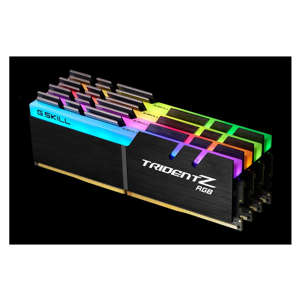 G.Skill Trident Z RGB 64GB DDR4 - 64 GB - 4 x 16 GB - DDR4 - 3600 MHz - 288-pin DIMM - Black