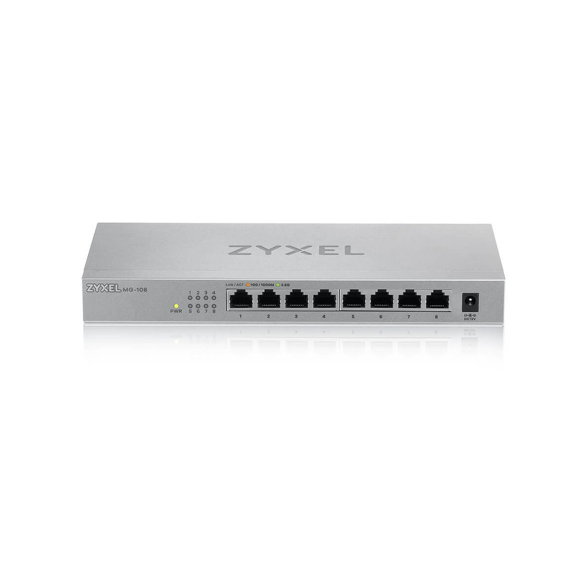 Zyxel MG-108 8-port 2,5Gigabit Ethernet Desktop Switch