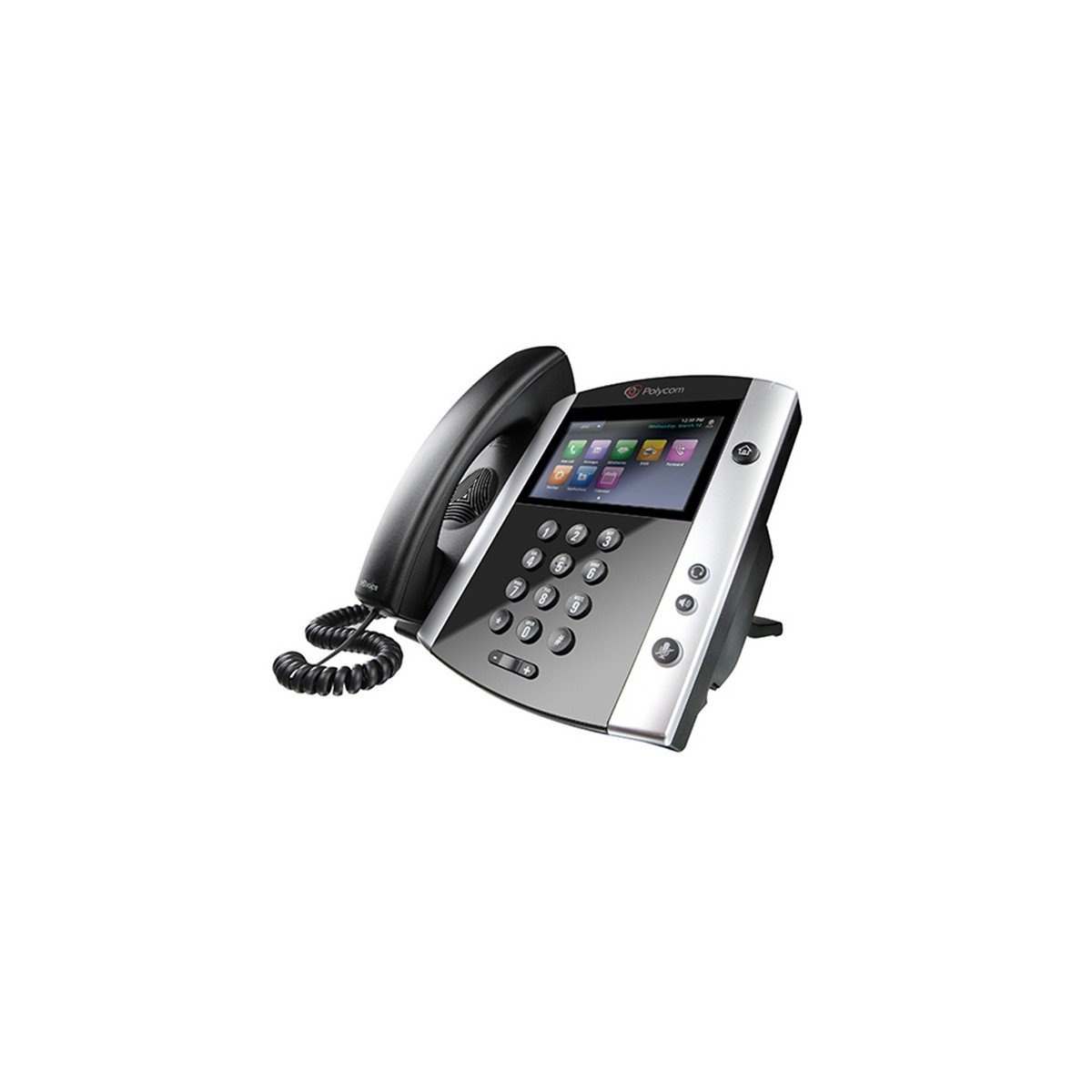 Poly VVX 600 - DECT-Telefon - Freisprecheinrichtung - Schwarz - Weiß