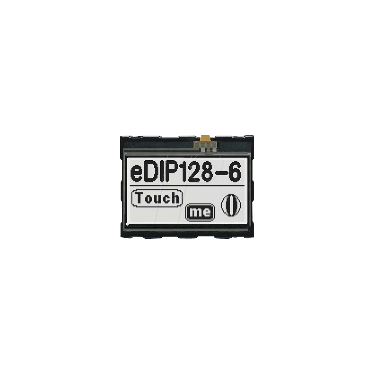 ELECTRONIC ASSEMBLY LCD EDIP128W6LWT - LCD-Display 128 x 64 Pixel sw-ws positiv Touch - Flat Screen