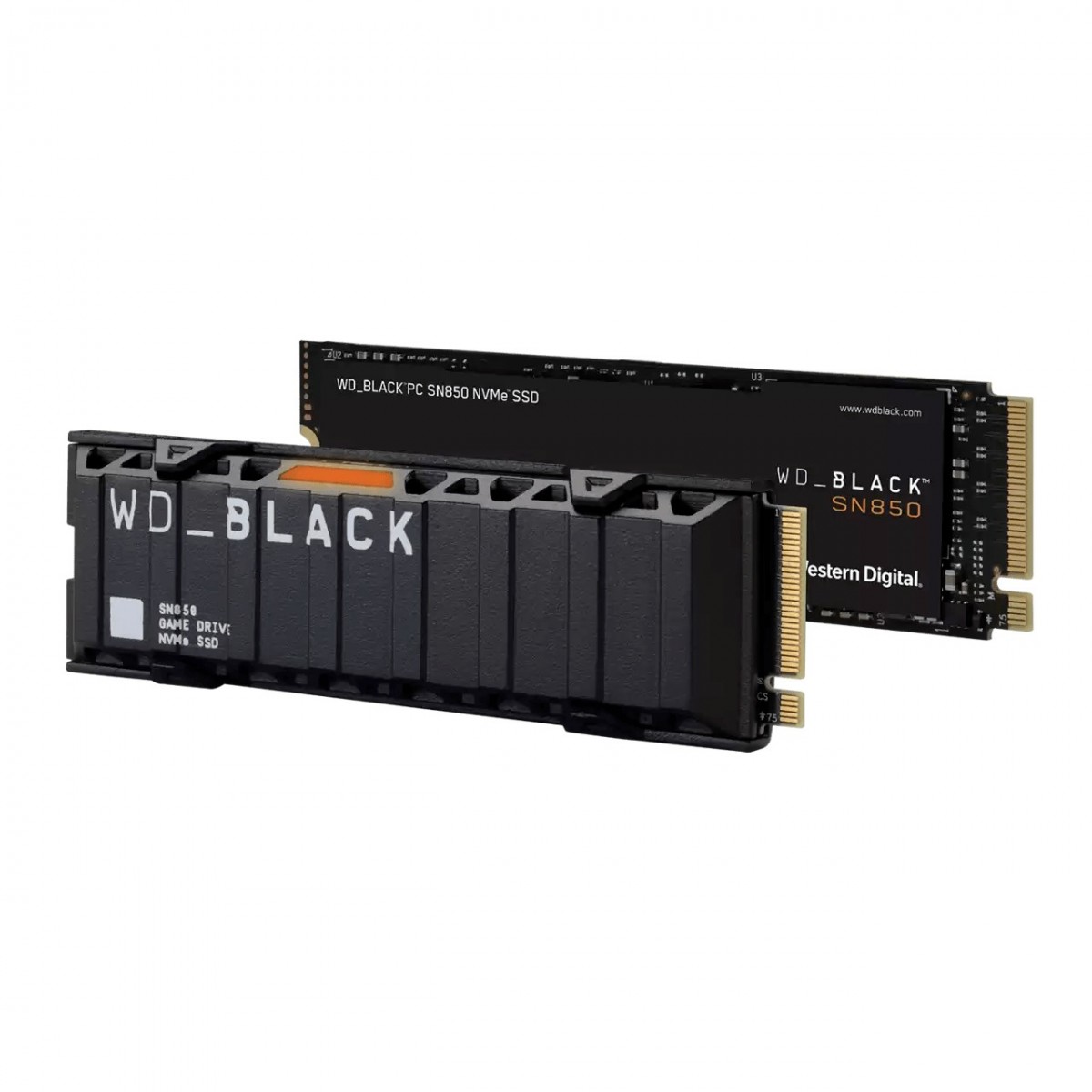 WD BLACK SN850 NVMe SSD with Heatsink PCIe Gen4 2TB