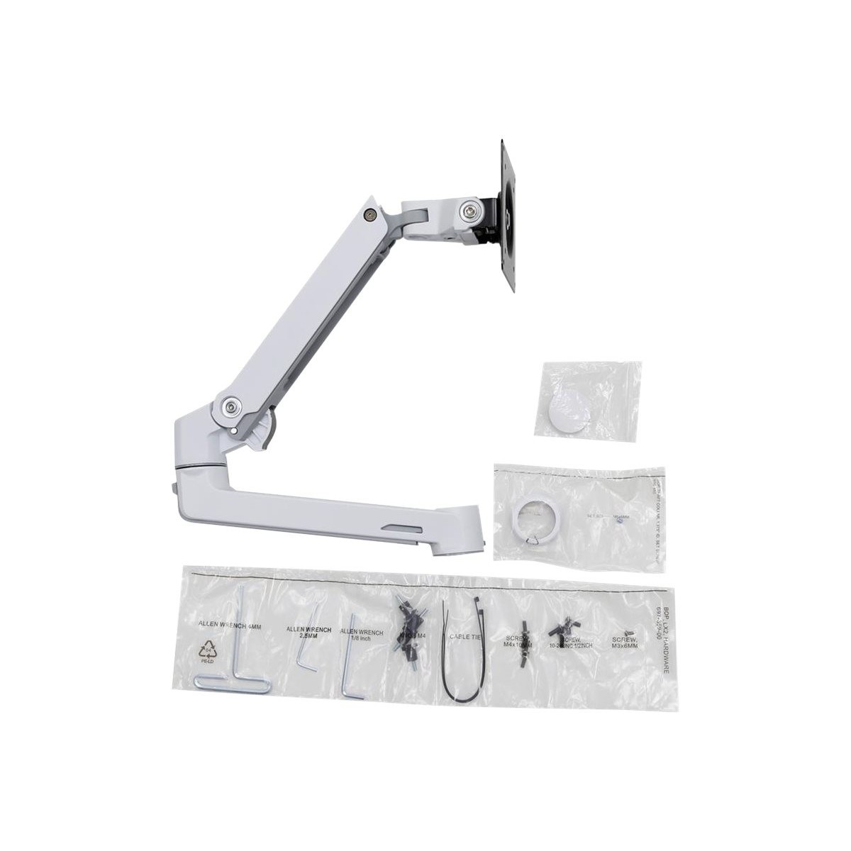 Ergotron EXTENSION AND COLLAR KIT/FOR LX DUAL STACKING ARM WHITE