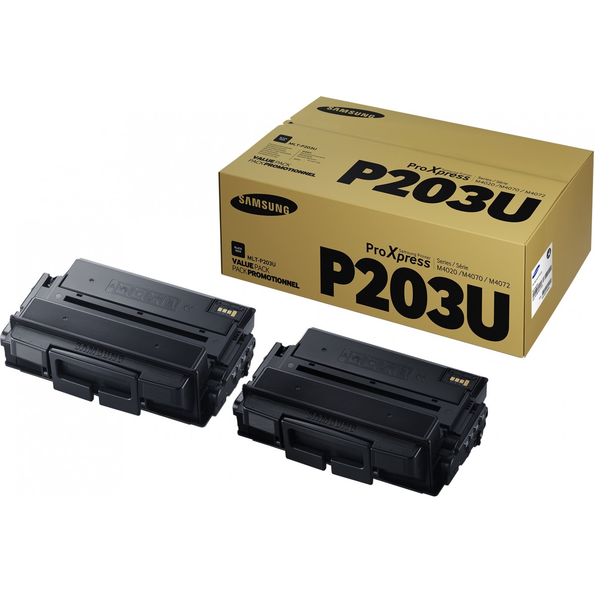 HP MLT-P203U 2-pack Ultra High Yield Black Toner Cartridges - 15000 pages - Black - 2 pc(s)