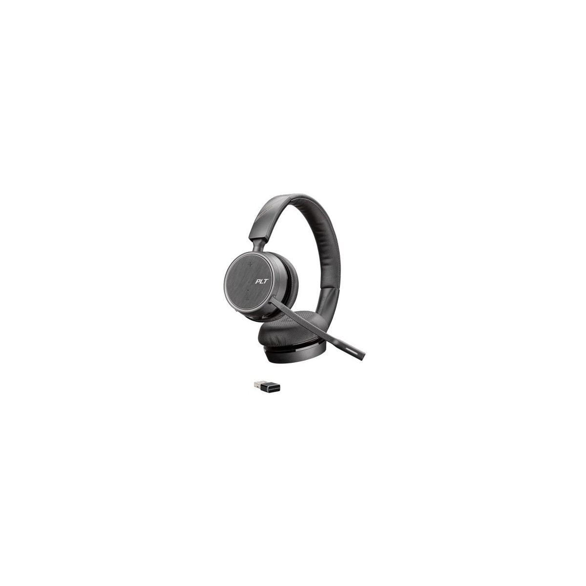 Poly Voyager 4220 Office - Headset - Boom - Head-band - Office/Call center - Black - Binaural