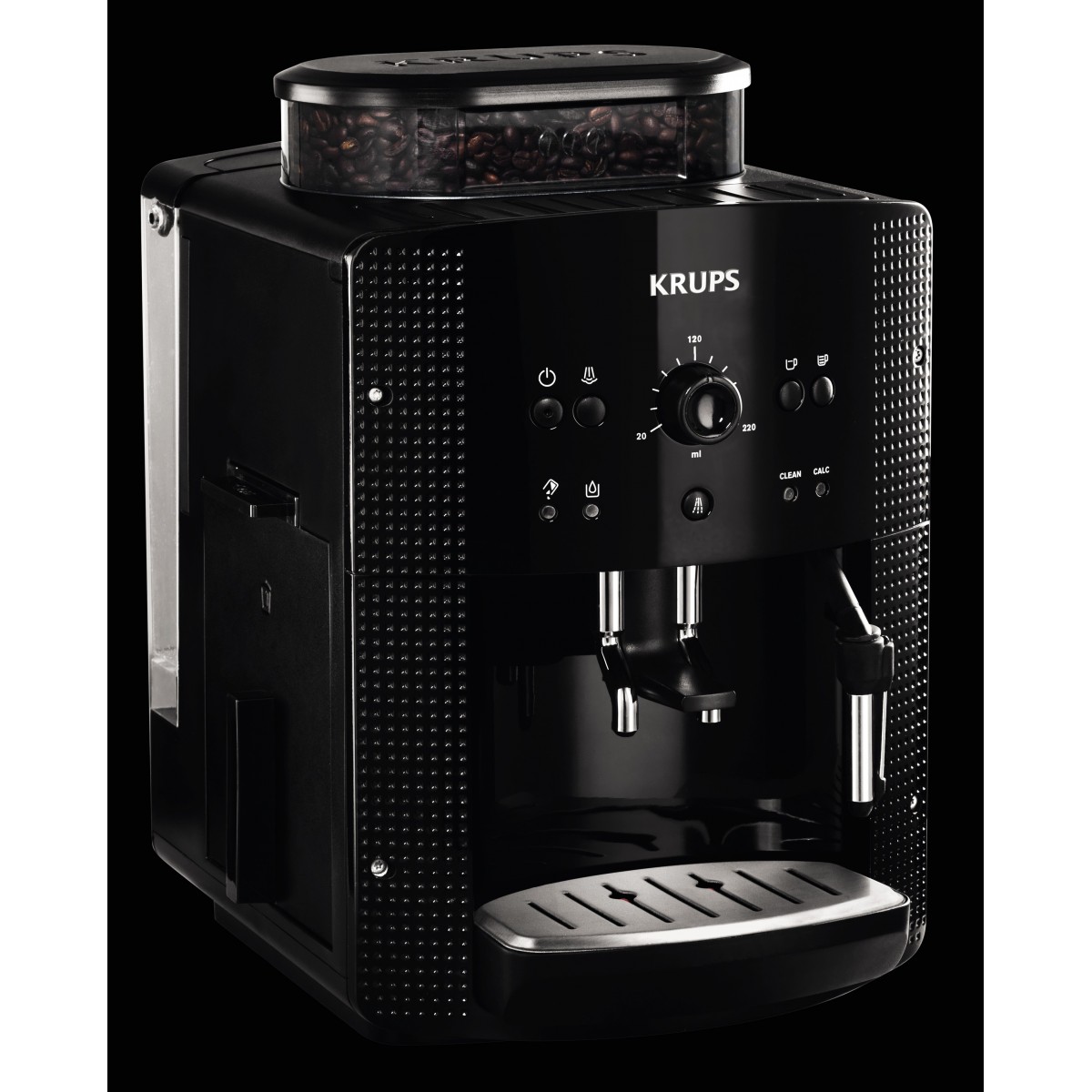 Krups EA8108 - Espresso machine - 1.8 L - Coffee beans,Ground coffee - Built-in grinder - 1450 W - Black