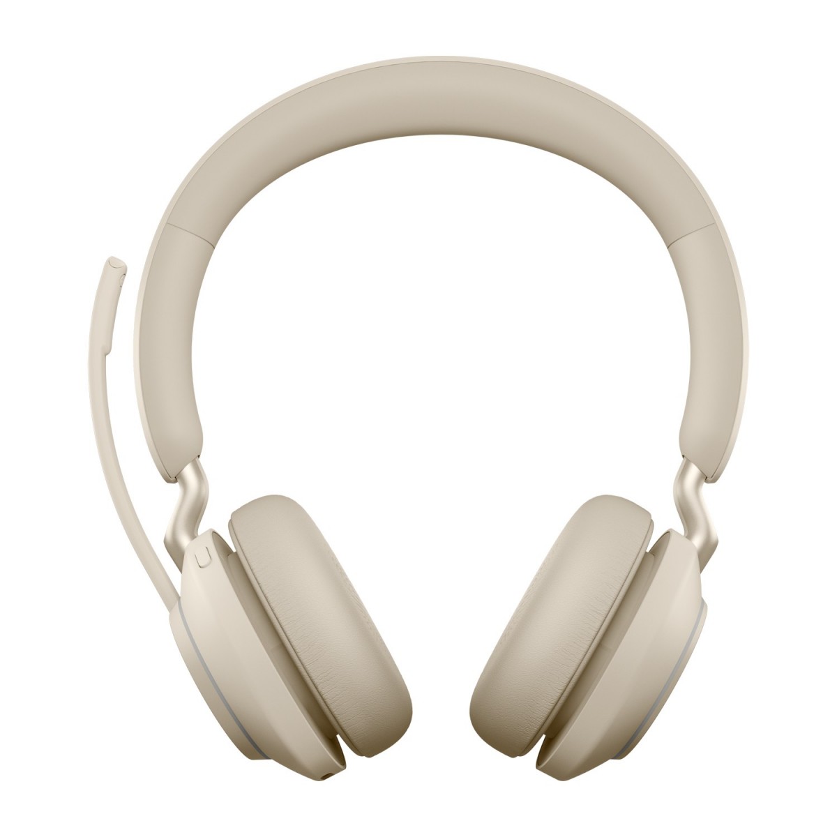 Jabra Evolve2 65 - MS Stereo - Headset - Head-band - Office/Call center - Beige - Binaural - Bluetooth pairing - Play/Pause - Tr