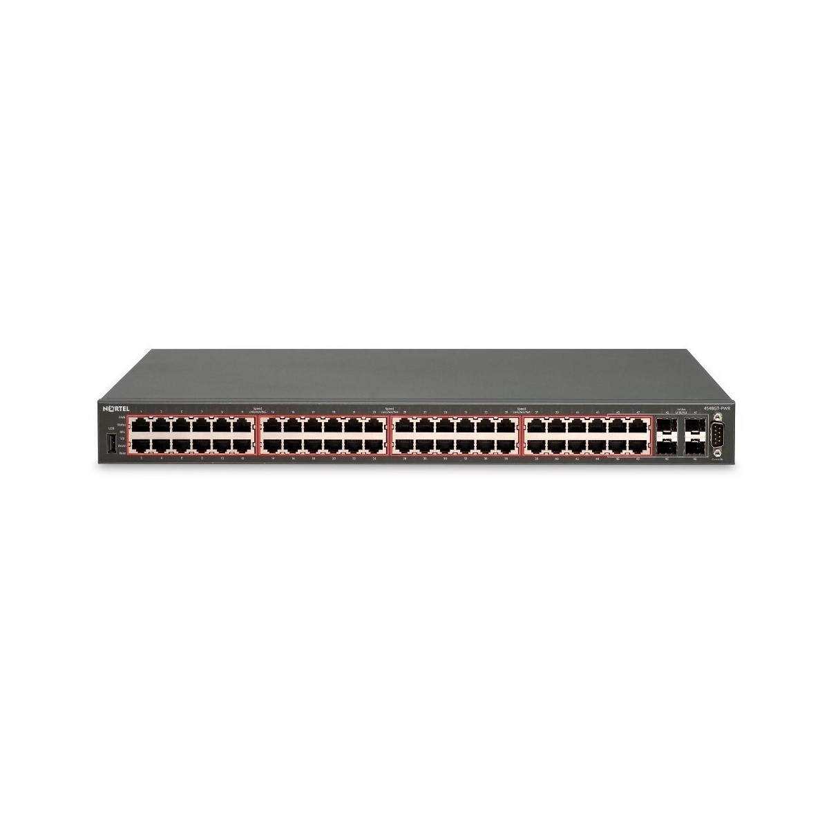 Avaya Ethernet Routing Switch 4548GT-PWR - Switch - 1 Gbps - Amount of ports: 1 U