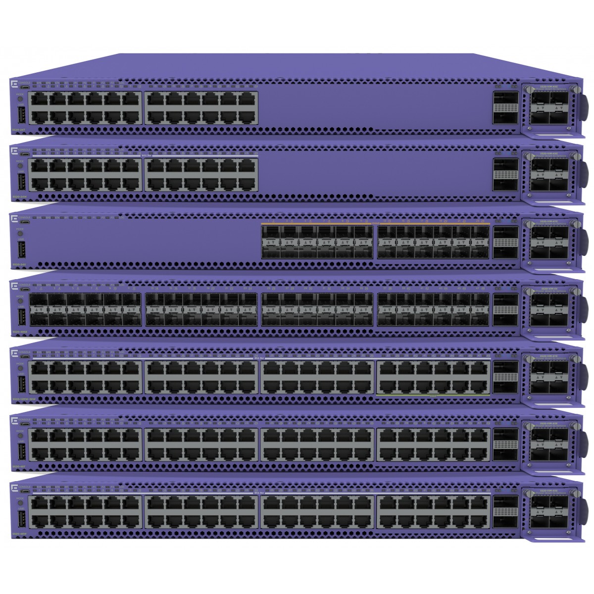 Extreme Networks 5520 48port 802.3bt 90w 12port - Switch - 0.1 Gbps