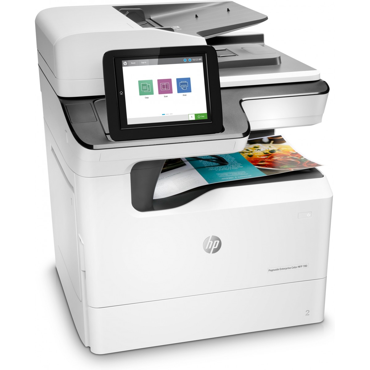 HP PageWide Enterprise Color 780dn - Inkjet - Colour printing - 2400 x 1200 DPI - A3 - Direct printing - White