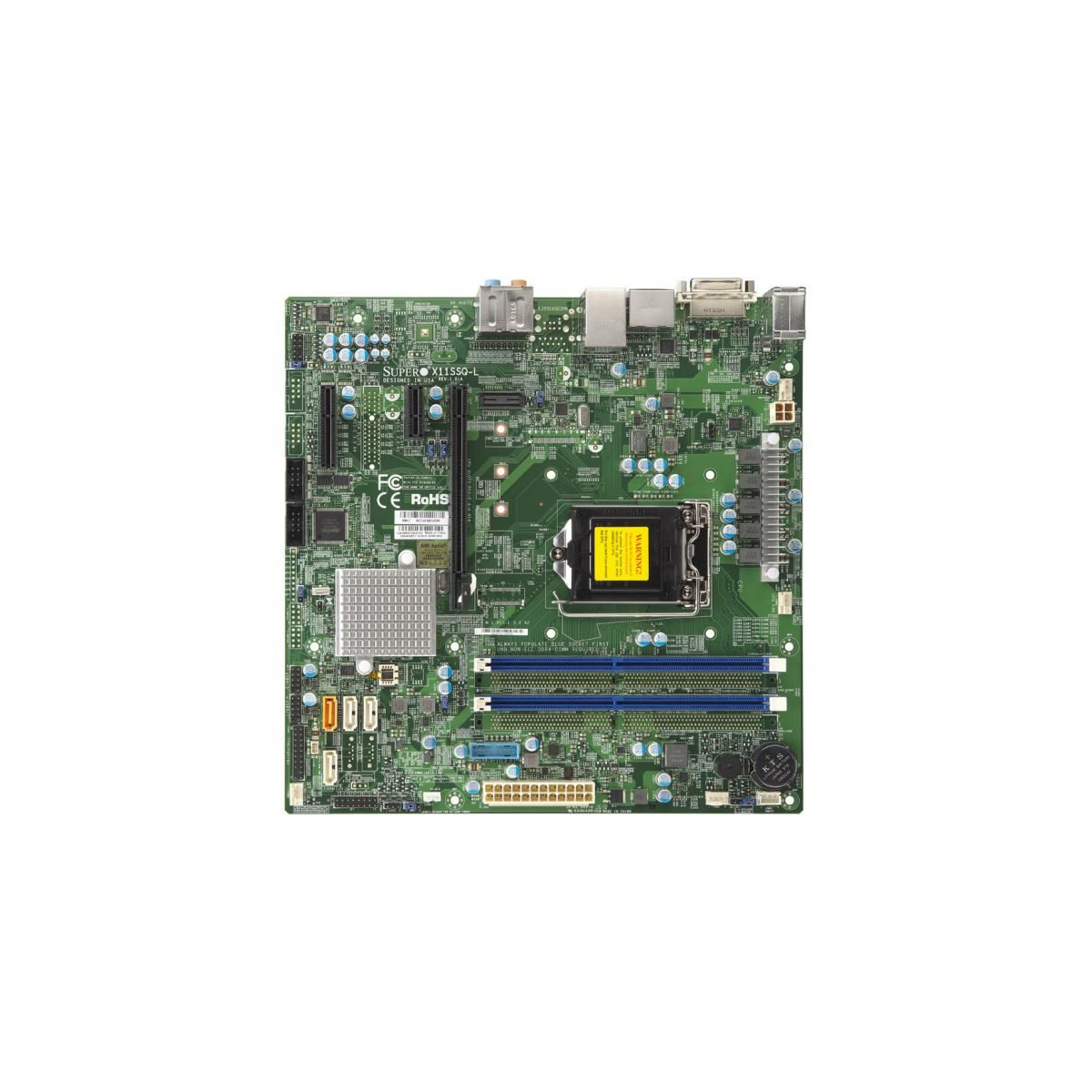 Supermicro X11SSQ-L - Intel - LGA 1151 (Socket H4) - Intel® Celeron® - Intel® Pentium® - 5 GT/s - 91 W - DDR4-SDRAM
