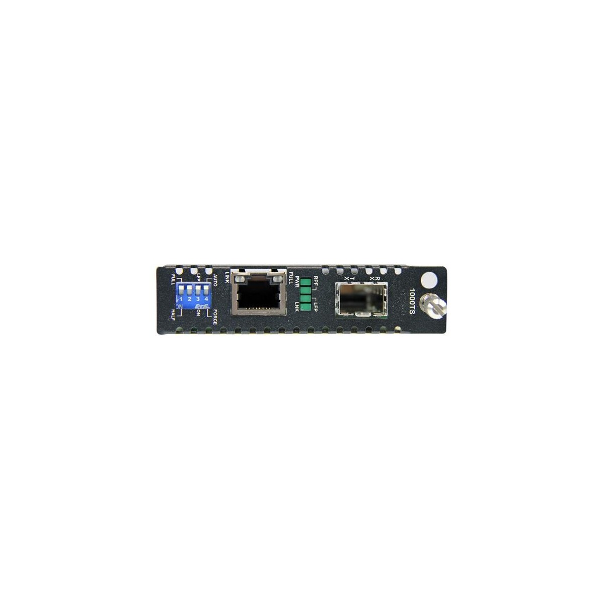 StarTech.com Gigabit Ethernet Fiber Media Converter Card Module with Open SFP Slot - 1250 Mbit/s - 1000Base-T - 1000Base-LX,1000