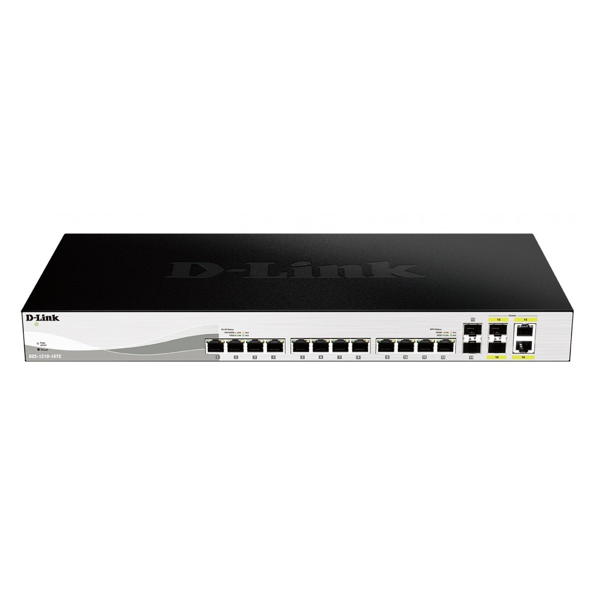 D-Link DXS-1210-16TC - Managed - L2 - 10G Ethernet (100/1000/10000) - Rack mounting