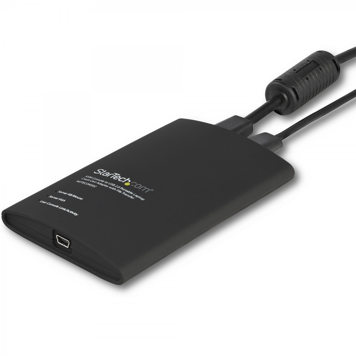 StarTech.com USB Crash Cart Adapter with File Transfer  Video Capture - 1920 x 1200 pixels - Full HD - Black