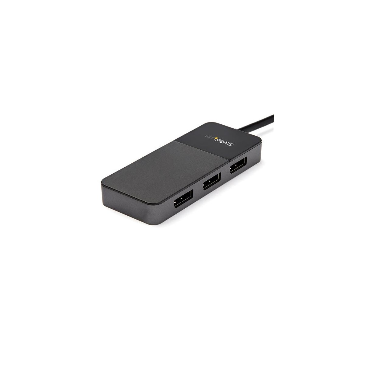 StarTech.com 3-Port DisplayPort MST Hub - DP 1.4 - DisplayPort - 3x DisplayPort - 7680 x 4320 pixels - Black - Grey - Plastic - 