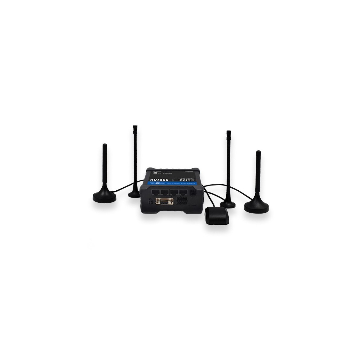 Teltonika RUT955 - Wi-Fi 4 (802.11n) - Single-band (2.4 GHz) - Ethernet LAN - 3G - Black - Tabletop router