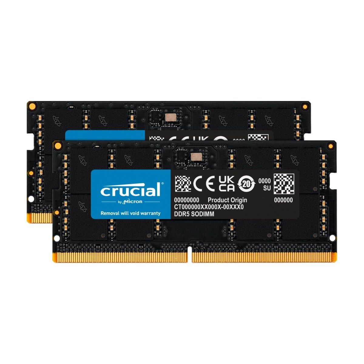 Micron 64GB Kit 2x32GB DDR5-4800 SODIMM - 64 GB - DDR5