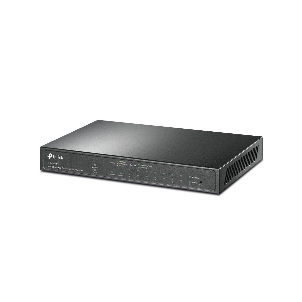 TP-Link TL-SG1210MPE [10portový gigabitový stolní switch s 8 porty PoE+]