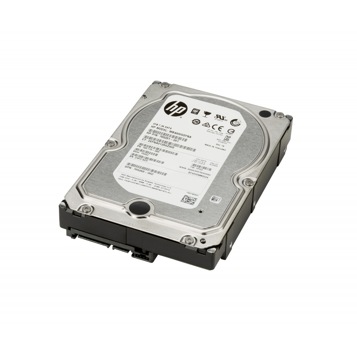 HP 4TB SATA 7200 Hard Drive - 3.5" - 4000 GB - 7200 RPM